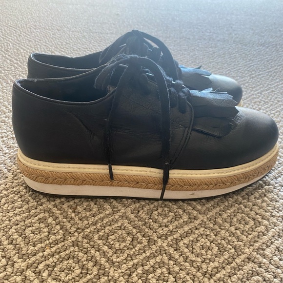 leather tassel platform loafers - Picture 2 of 5